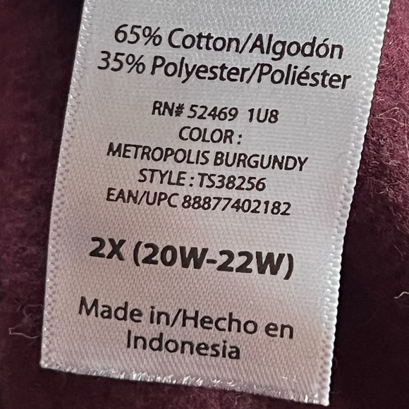 Terra and Sky Women's Plus Fleece Hoodie - Size 2X - Picture 8 of 13